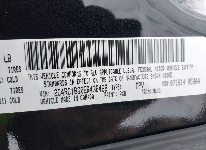 Photo 9 of 2014 Chrysler Town & COUNTRY TOURING (VIN 2C4RC1BG0ER436469)