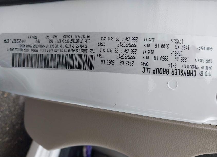 Photo 9 of 2015 Chrysler Town & COUNTRY TOURING (VIN 2C4RC1BG0FR544771)