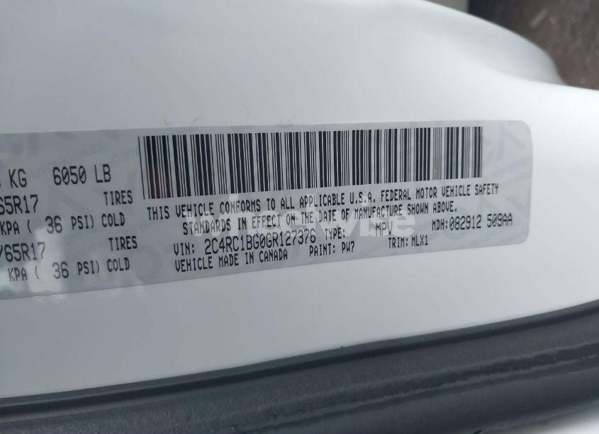 Photo 9 of 2016 Chrysler Town & COUNTRY TOURING (VIN 2C4RC1BG0GR127376)