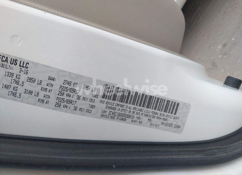 Photo 9 of 2016 Chrysler Town & COUNTRY TOURING (VIN 2C4RC1BG0GR289010)