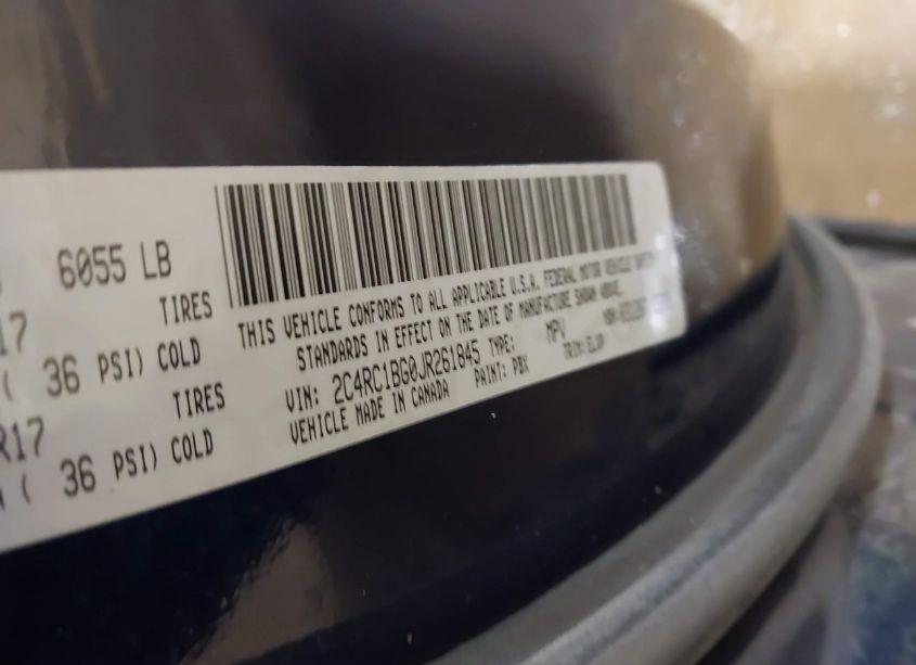 Photo 9 of 2018 Chrysler Pacifica TOURING L (VIN 2C4RC1BG0JR261845)