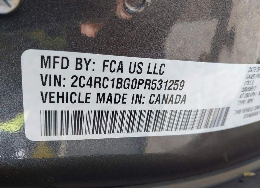 Photo 9 of 2023 Chrysler Pacifica TOURING L (VIN 2C4RC1BG0PR531259)