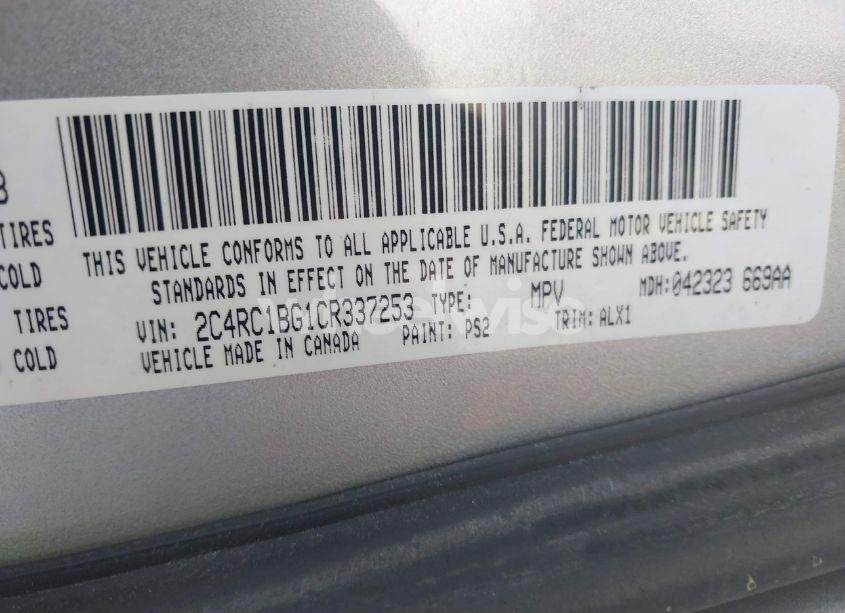 Photo 9 of 2012 Chrysler Town & COUNTRY TOURING (VIN 2C4RC1BG1CR337253)