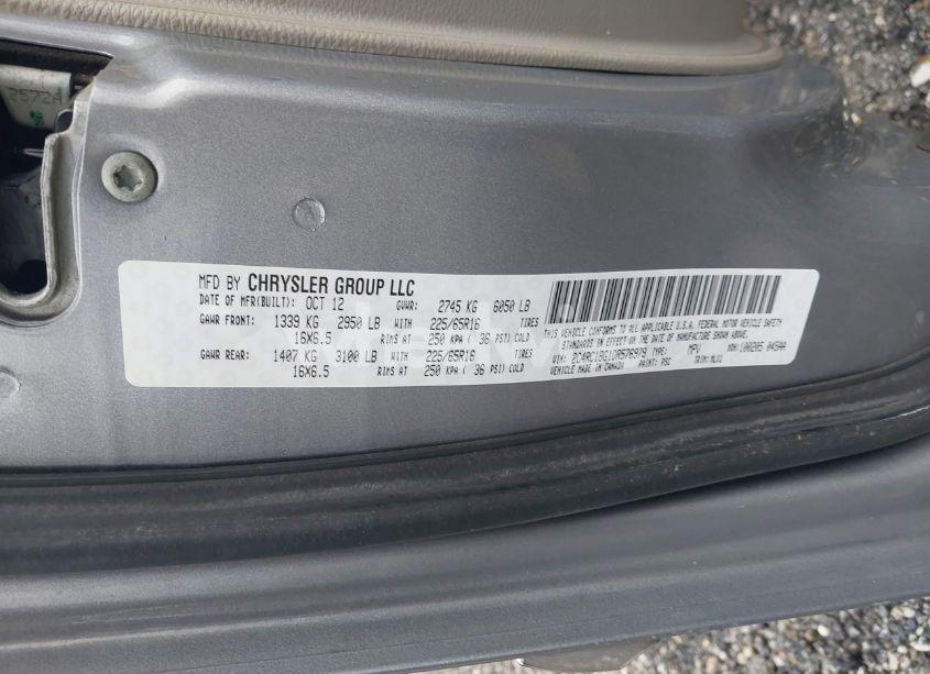 Photo 9 of 2013 Chrysler Town & COUNTRY TOURING (VIN 2C4RC1BG1DR576979)