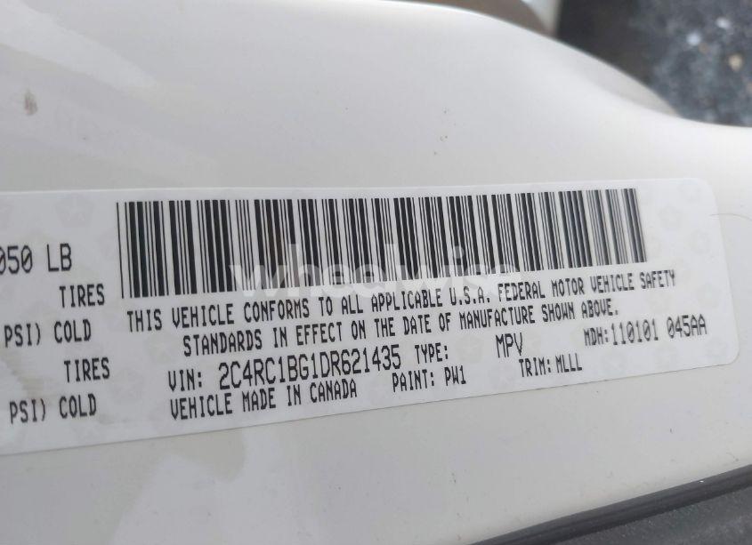 Photo 9 of 2013 Chrysler Town & COUNTRY TOURING (VIN 2C4RC1BG1DR621435)