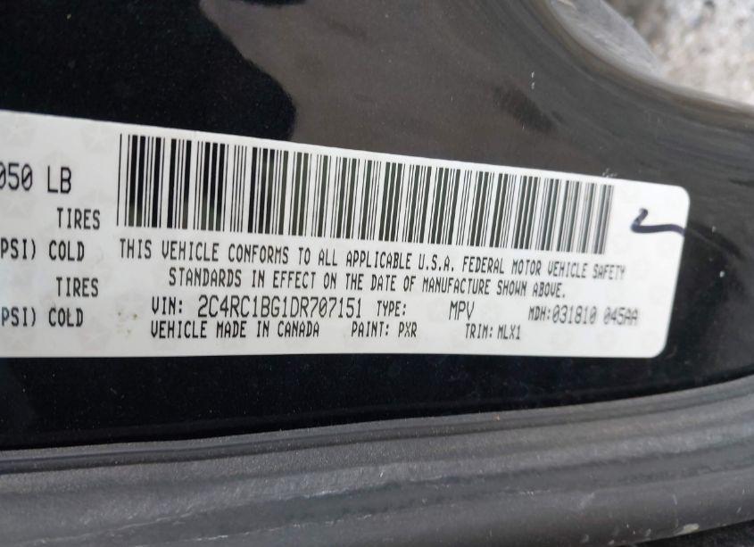 Photo 9 of 2013 Chrysler Town & COUNTRY TOURING (VIN 2C4RC1BG1DR707151)