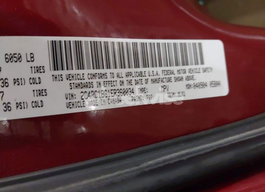 Photo 9 of 2014 Chrysler Town & COUNTRY TOURING (VIN 2C4RC1BG1ER360034)