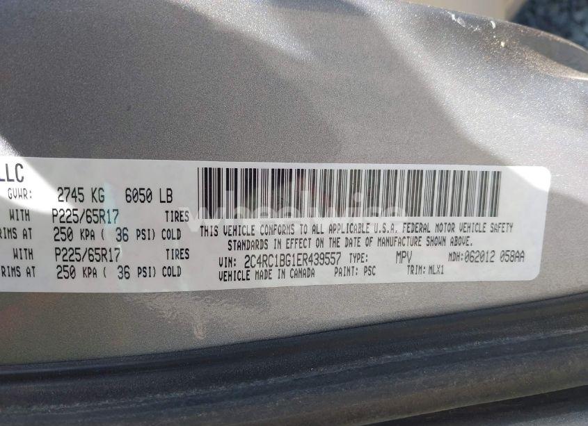 Photo 9 of 2014 Chrysler Town & COUNTRY TOURING (VIN 2C4RC1BG1ER439557)