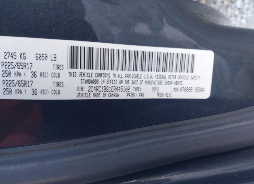 Photo 9 of 2014 Chrysler Town & COUNTRY TOURING (VIN 2C4RC1BG1ER445102)