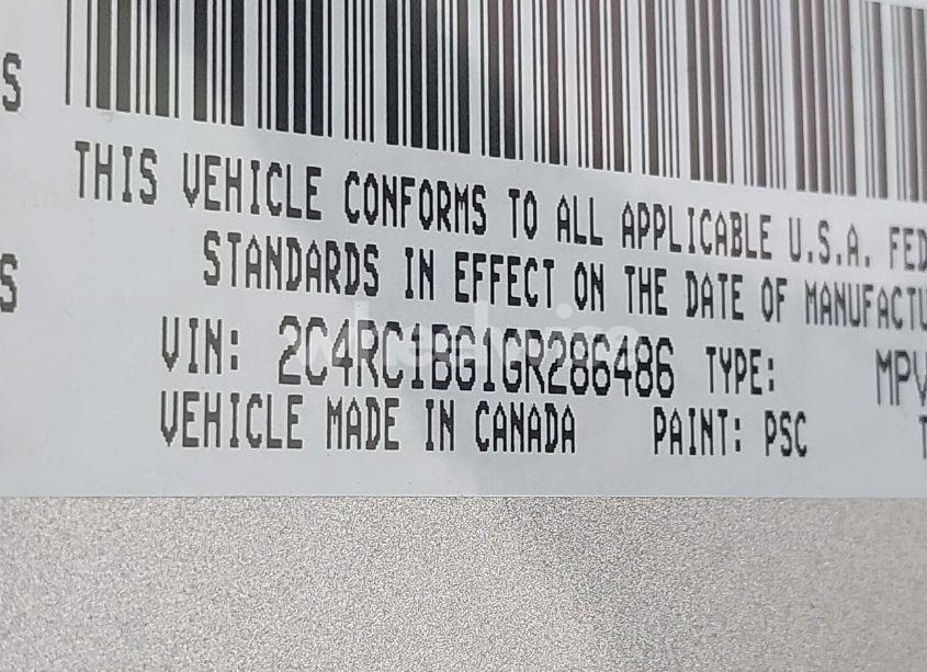 Photo 9 of 2016 Chrysler Town & COUNTRY TOURING (VIN 2C4RC1BG1GR286486)