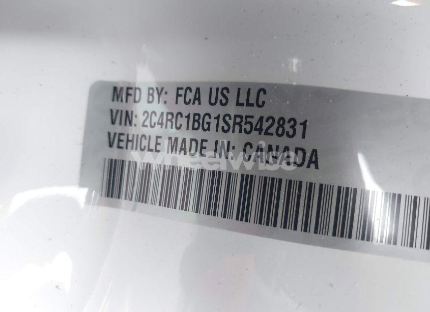 Photo 9 of 2025 Chrysler Pacifica SELECT (VIN 2C4RC1BG1SR542831)