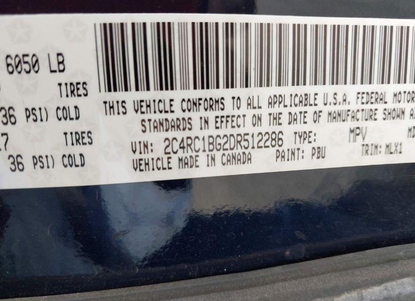 Photo 9 of 2013 Chrysler Town & COUNTRY TOURING (VIN 2C4RC1BG2DR512286)