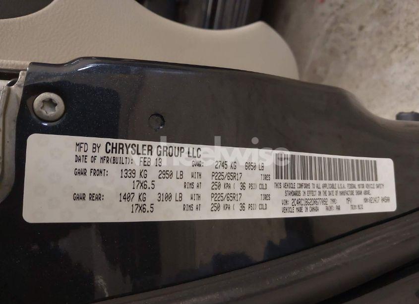 Photo 9 of 2013 Chrysler Town & COUNTRY TOURING (VIN 2C4RC1BG2DR677092)