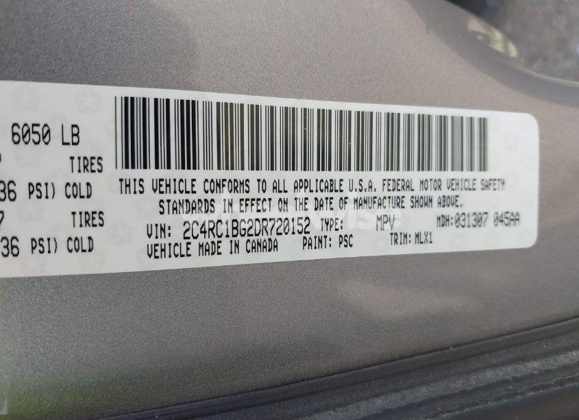 Photo 9 of 2013 Chrysler Town & COUNTRY TOURING (VIN 2C4RC1BG2DR720152)