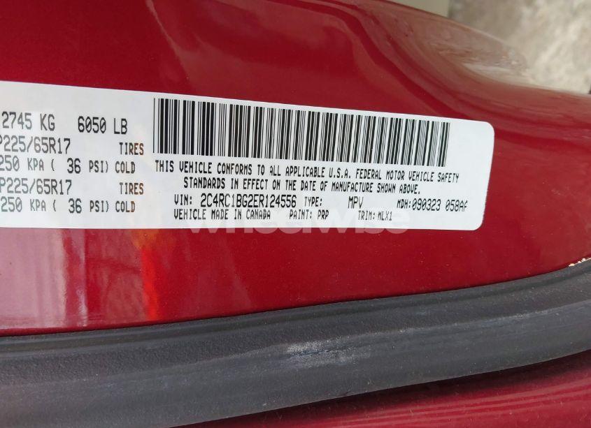 Photo 9 of 2014 Chrysler Town & COUNTRY TOURING (VIN 2C4RC1BG2ER124556)