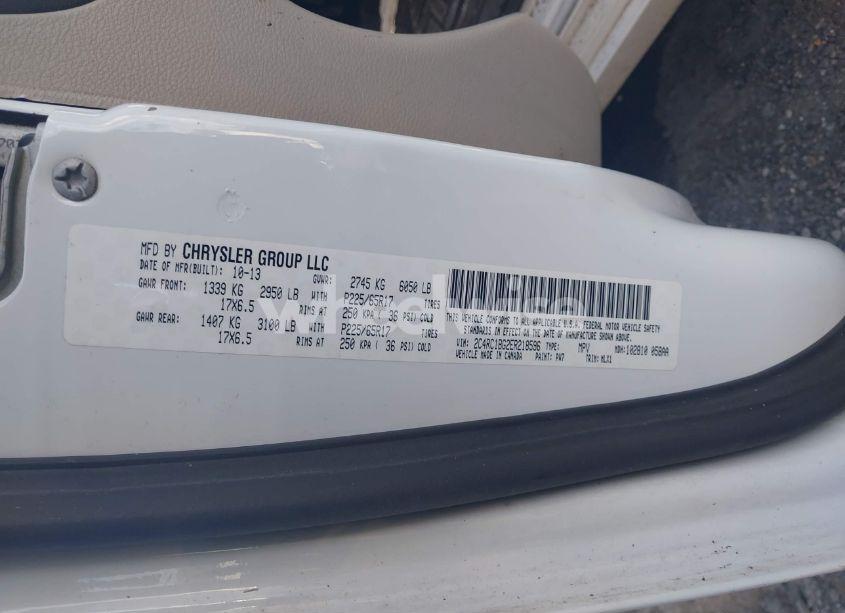 Photo 9 of 2014 Chrysler Town & COUNTRY TOURING (VIN 2C4RC1BG2ER218596)