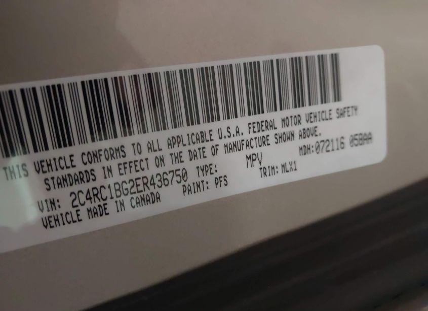 Photo 9 of 2014 Chrysler Town & COUNTRY TOURING (VIN 2C4RC1BG2ER436750)