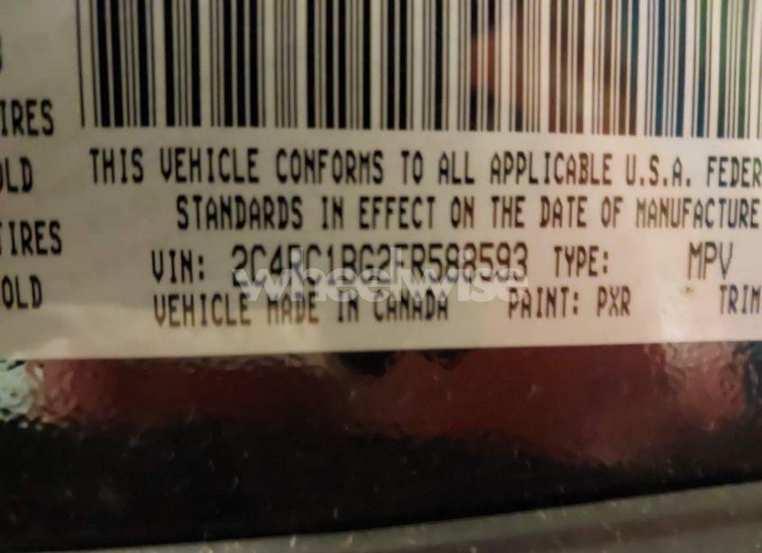 Photo 9 of 2015 Chrysler Town & COUNTRY TOURING (VIN 2C4RC1BG2FR588593)