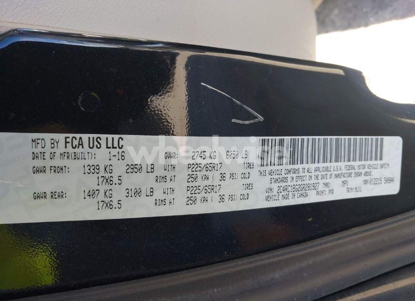 Photo 9 of 2016 Chrysler Town & COUNTRY TOURING (VIN 2C4RC1BG2GR281927)