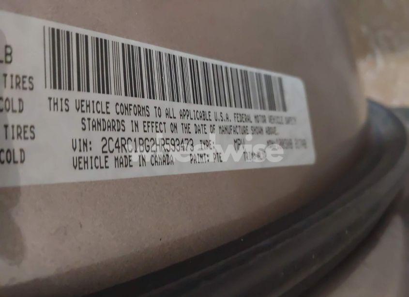 Photo 9 of 2017 Chrysler Pacifica TOURING-L (VIN 2C4RC1BG2HR593473)