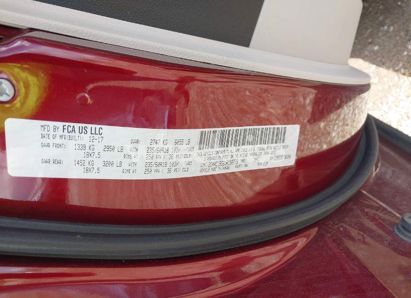 Photo 9 of 2018 Chrysler Pacifica TOURING L (VIN 2C4RC1BG2JR158779)