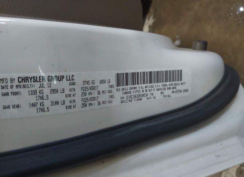 Photo 9 of 2013 Chrysler Town & COUNTRY TOURING (VIN 2C4RC1BG3DR508554)