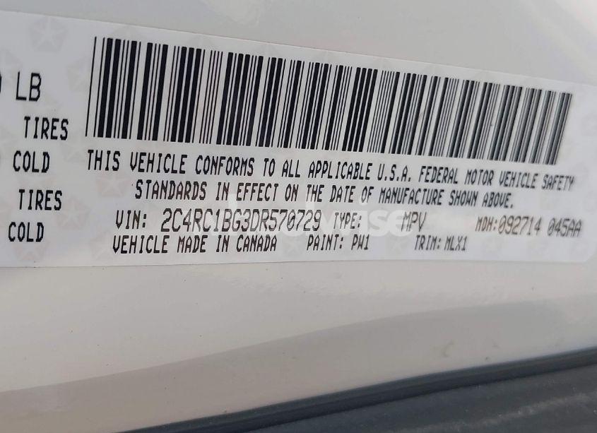 Photo 9 of 2013 Chrysler Town & COUNTRY TOURING (VIN 2C4RC1BG3DR570729)