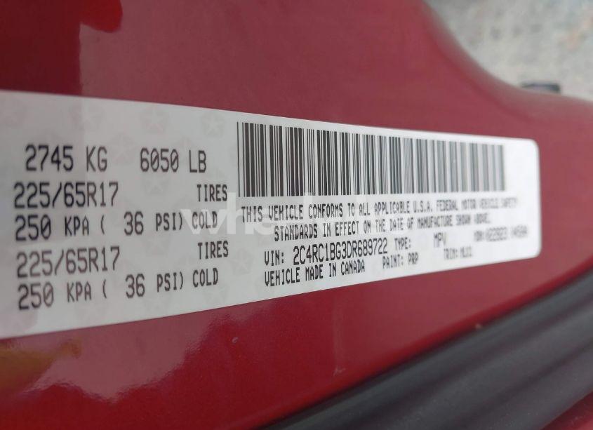 Photo 9 of 2013 Chrysler Town & COUNTRY TOURING (VIN 2C4RC1BG3DR689722)