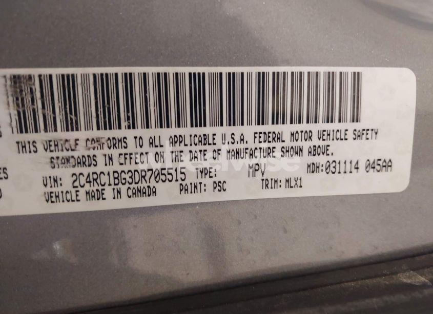 Photo 9 of 2013 Chrysler Town & COUNTRY TOURING (VIN 2C4RC1BG3DR705515)