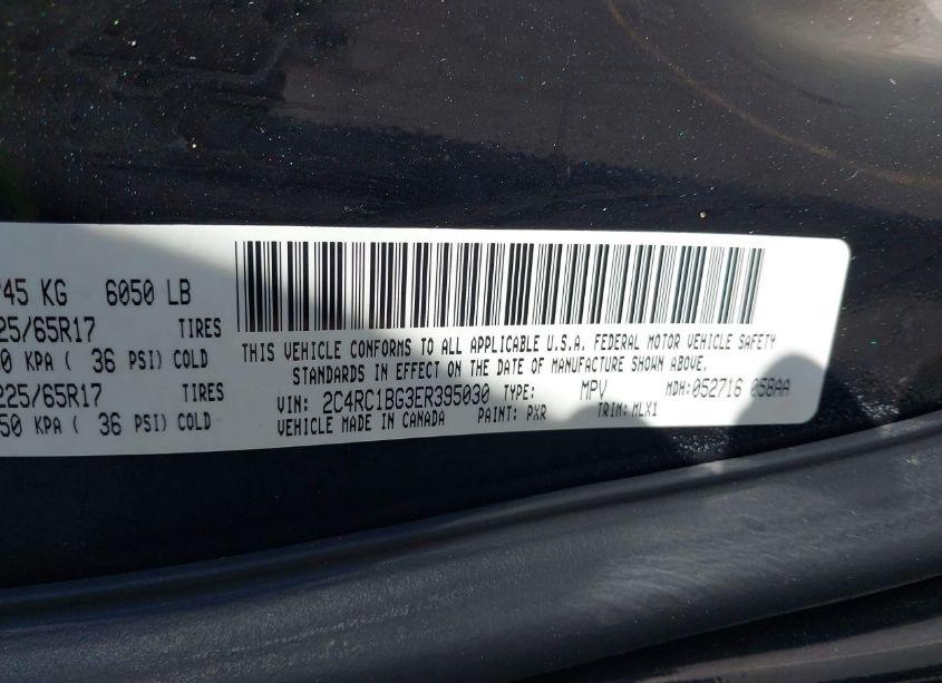 Photo 9 of 2014 Chrysler Town & COUNTRY TOURING (VIN 2C4RC1BG3ER395030)