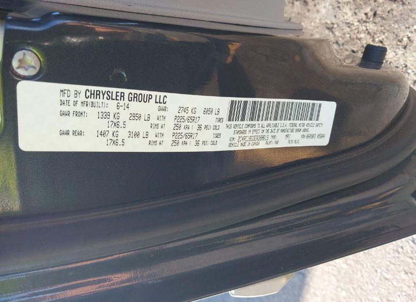 Photo 9 of 2014 Chrysler Town & COUNTRY TOURING (VIN 2C4RC1BG3ER399613)