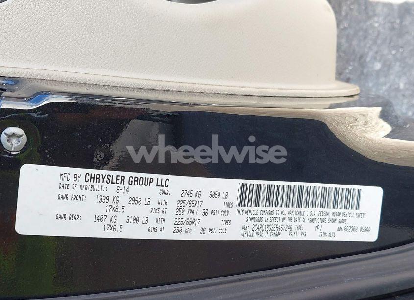 Photo 9 of 2014 Chrysler Town & COUNTRY TOURING (VIN 2C4RC1BG3ER467246)