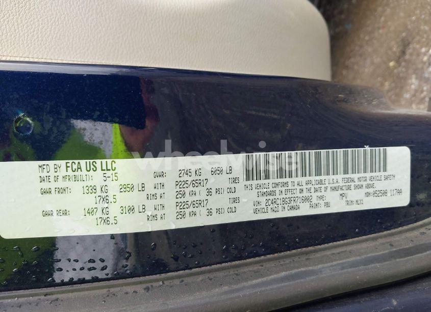 Photo 9 of 2015 Chrysler Town & COUNTRY TOURING (VIN 2C4RC1BG3FR716002)