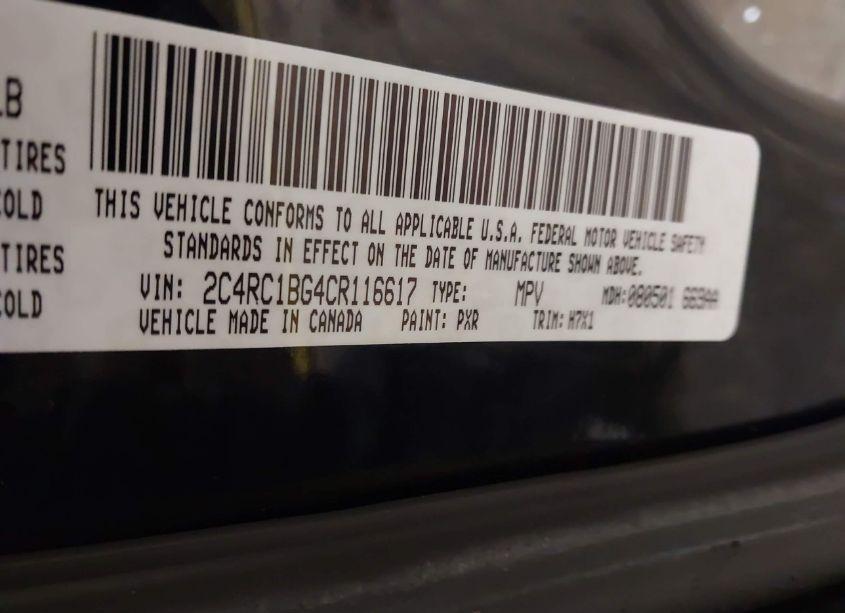 Photo 9 of 2012 Chrysler Town & COUNTRY TOURING (VIN 2C4RC1BG4CR116617)