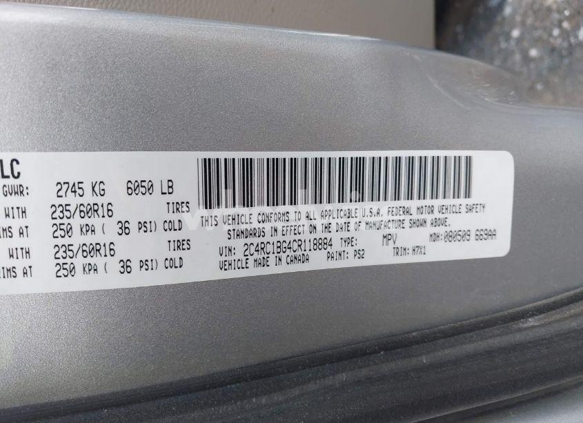 Photo 9 of 2012 Chrysler Town & COUNTRY TOURING (VIN 2C4RC1BG4CR118884)