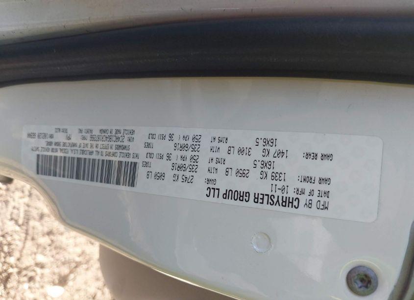 Photo 9 of 2012 Chrysler Town & COUNTRY TOURING (VIN 2C4RC1BG4CR187266)