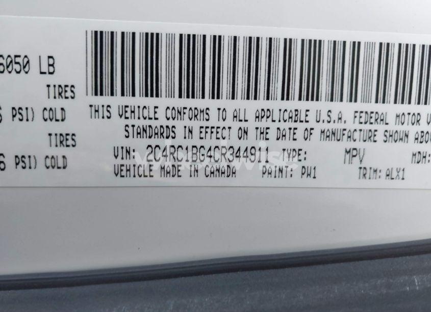 Photo 9 of 2012 Chrysler Town & COUNTRY TOURING (VIN 2C4RC1BG4CR344911)