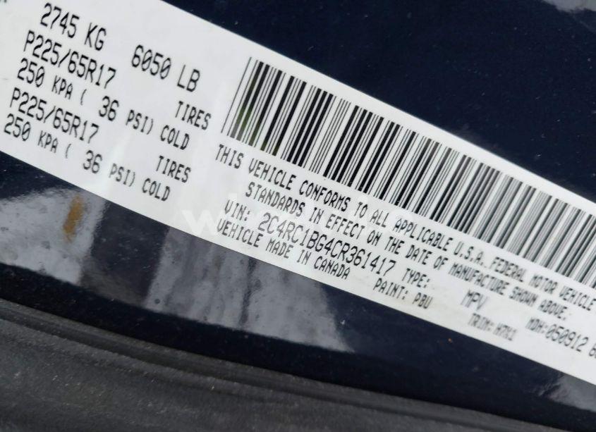 Photo 9 of 2012 Chrysler Town & COUNTRY TOURING (VIN 2C4RC1BG4CR361417)