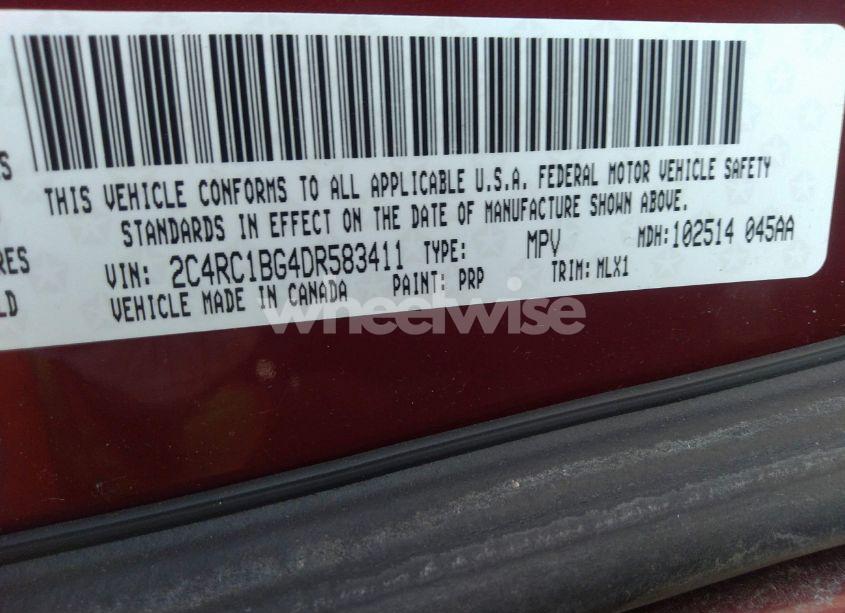 Photo 9 of 2013 Chrysler Town & COUNTRY TOURING (VIN 2C4RC1BG4DR583411)