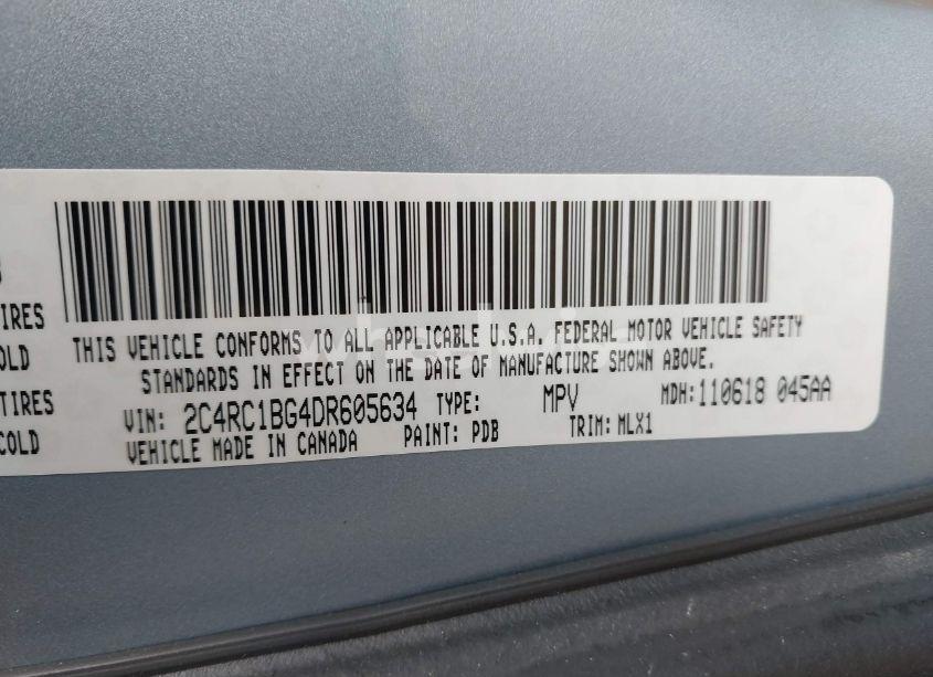 Photo 9 of 2013 Chrysler Town & COUNTRY TOURING (VIN 2C4RC1BG4DR605634)