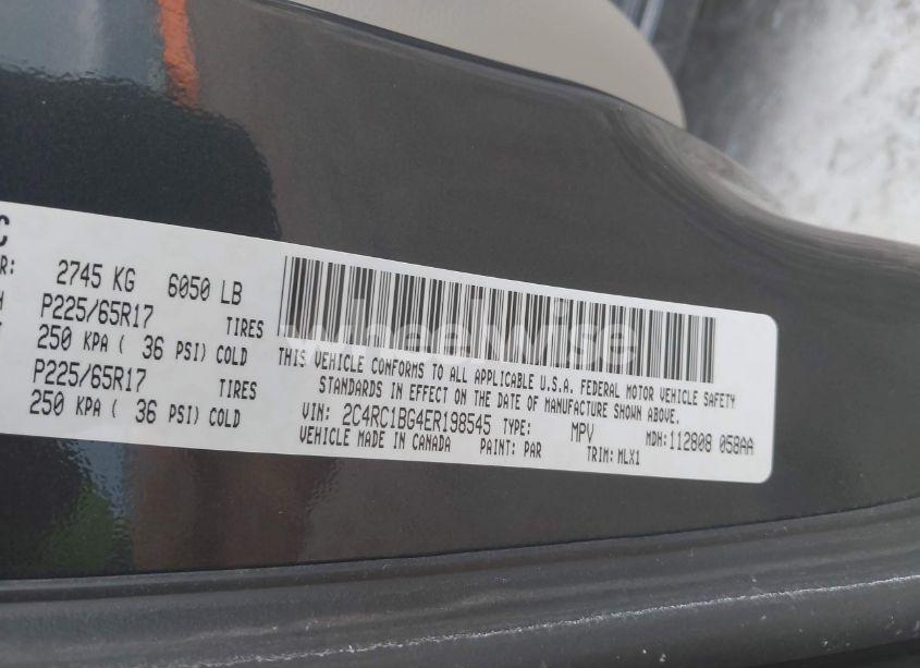 Photo 9 of 2014 Chrysler Town & COUNTRY TOURING (VIN 2C4RC1BG4ER198545)