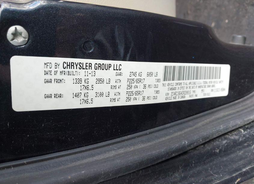 Photo 9 of 2014 Chrysler Town & COUNTRY TOURING (VIN 2C4RC1BG4ER220916)