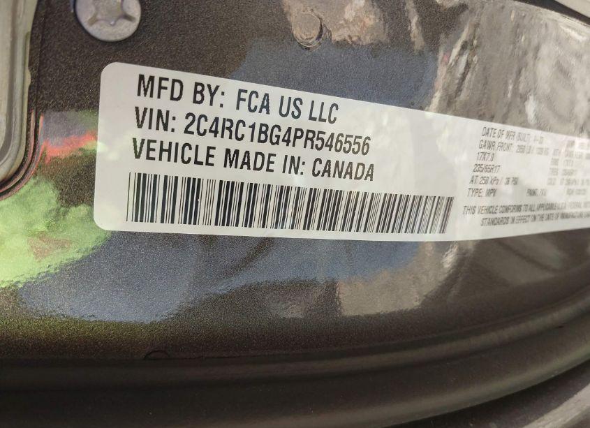 Photo 9 of 2023 Chrysler Pacifica TOURING L (VIN 2C4RC1BG4PR546556)