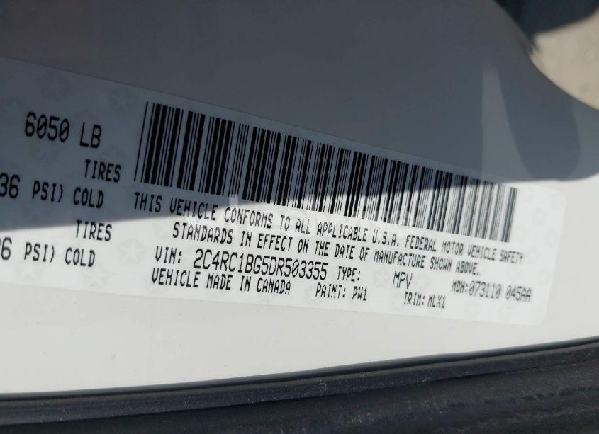 Photo 9 of 2013 Chrysler Town & COUNTRY TOURING (VIN 2C4RC1BG5DR503355)