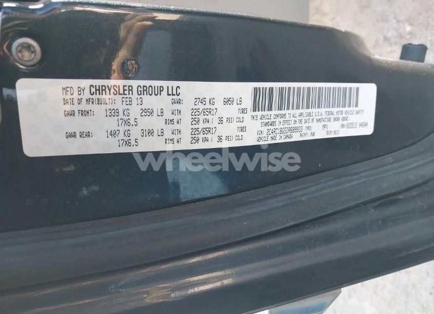 Photo 9 of 2013 Chrysler Town & COUNTRY TOURING (VIN 2C4RC1BG5DR689933)