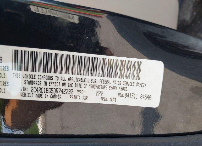 Photo 9 of 2013 Chrysler Town & COUNTRY TOURING (VIN 2C4RC1BG5DR742792)