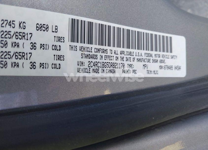 Photo 9 of 2013 Chrysler Town & COUNTRY TOURING (VIN 2C4RC1BG5DR821170)