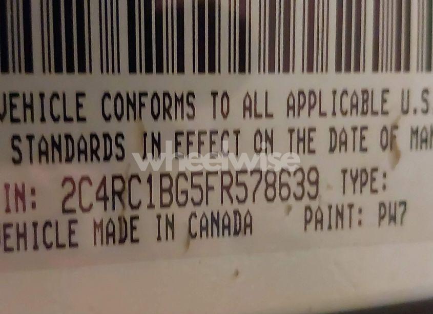 Photo 9 of 2015 Chrysler Town & COUNTRY TOURING (VIN 2C4RC1BG5FR578639)