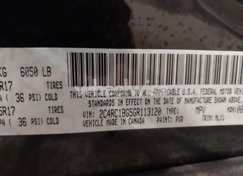 Photo 9 of 2016 Chrysler Town & COUNTRY TOURING (VIN 2C4RC1BG5GR113120)