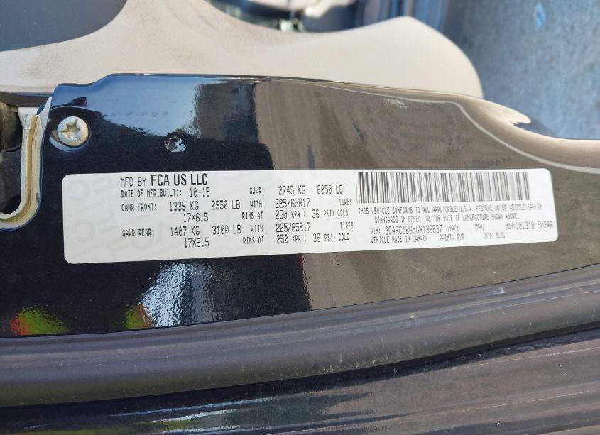 Photo 9 of 2016 Chrysler Town & COUNTRY TOURING (VIN 2C4RC1BG5GR132637)